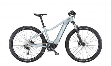 KTM MACINA RACE 592 GLORIOUS   XL/53cm   azzurro silver matt (white+lemon)