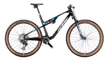 KTM SCARP EXONIC   M/43 TRANSPARENT BLUE ON CARBON (WHITE)