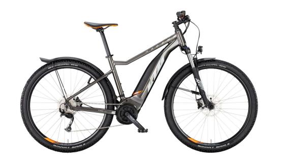 KTM MACINA RIDE 591 STREET   M/43 MACHINE GREY (SILVER+ORANGE)